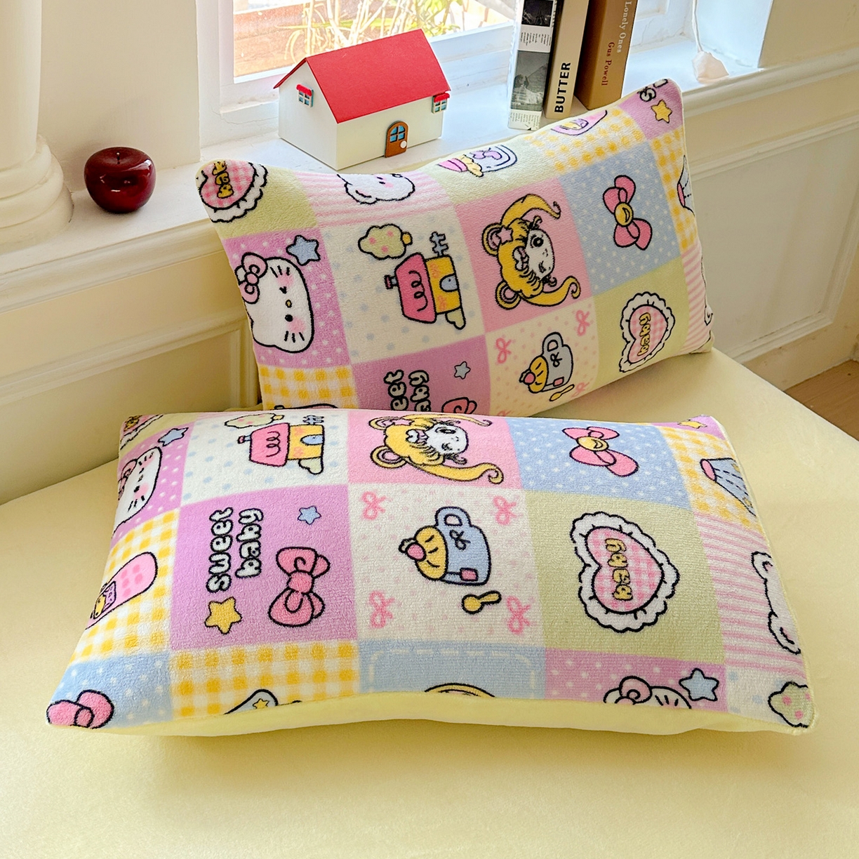 91家纺网 家纺一手货源 找家纺 水木坊 2025新款A加厚牛奶绒印花四件套-含买家秀 少女心