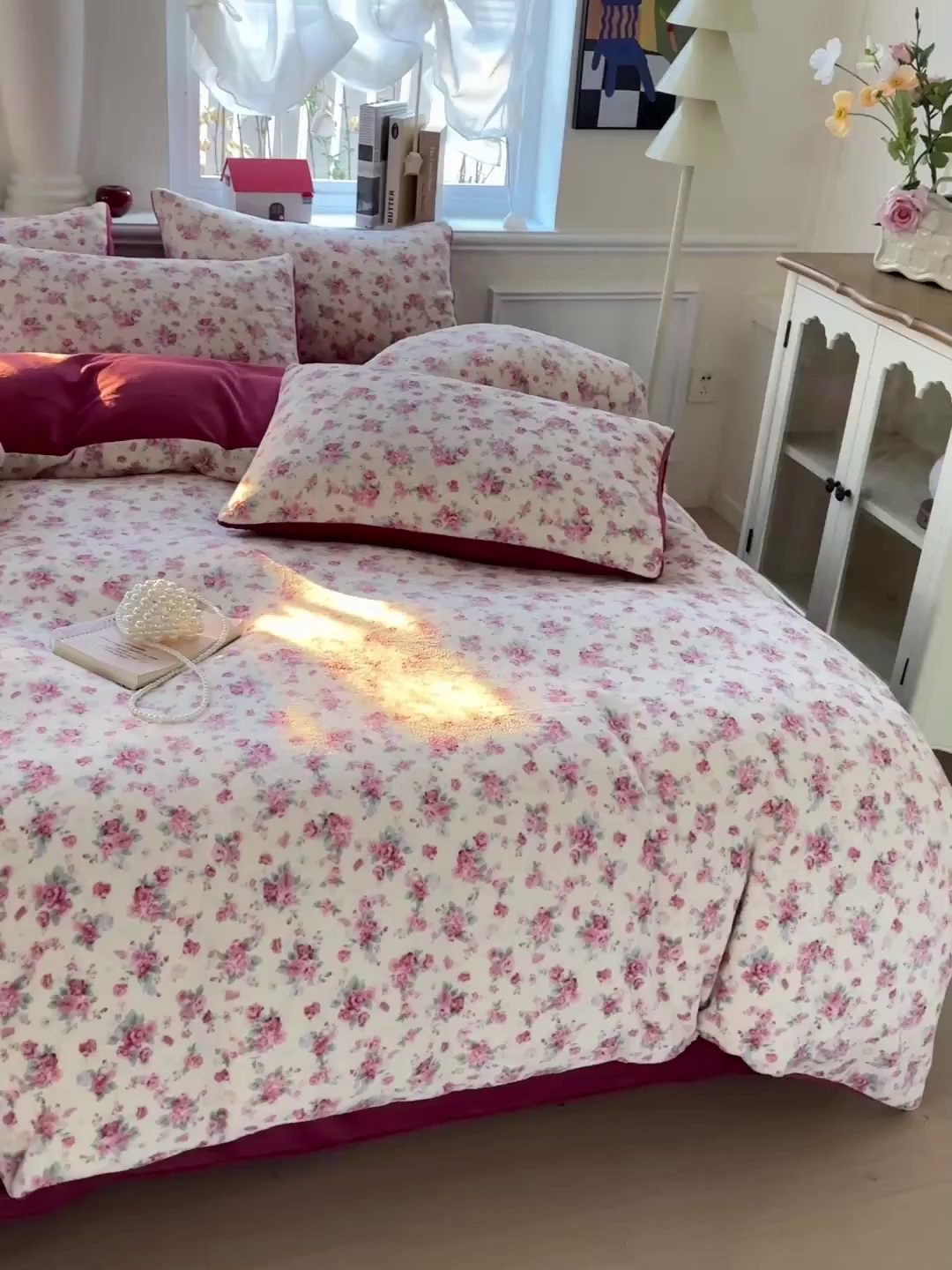 91家纺网 家纺一手货源 找家纺 水木坊 2025新款A加厚牛奶绒印花四件套-含买家秀 疏影