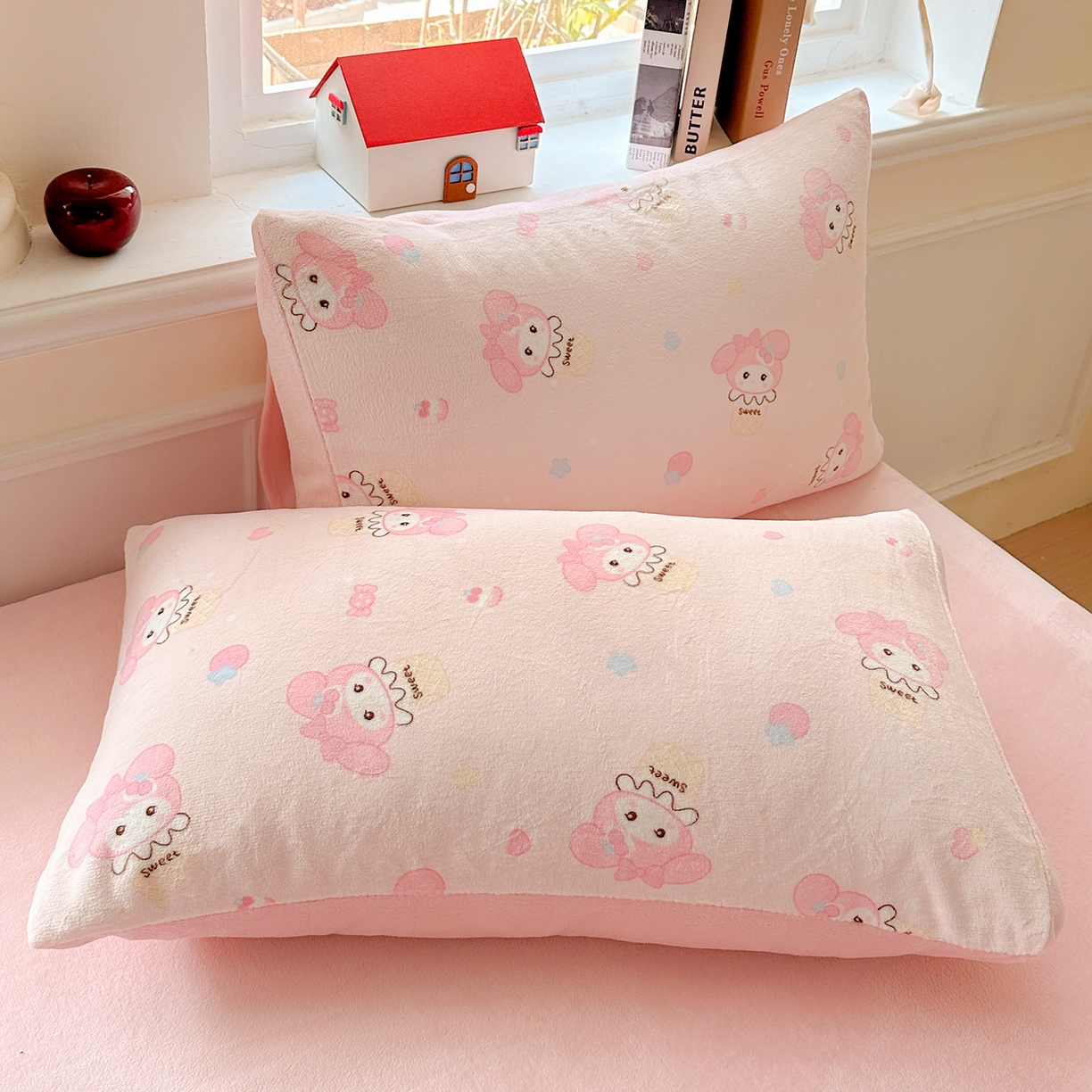 91家纺网 家纺一手货源 找家纺 水木坊 2025新款A加厚牛奶绒印花四件套-含买家秀 小美甜品屋