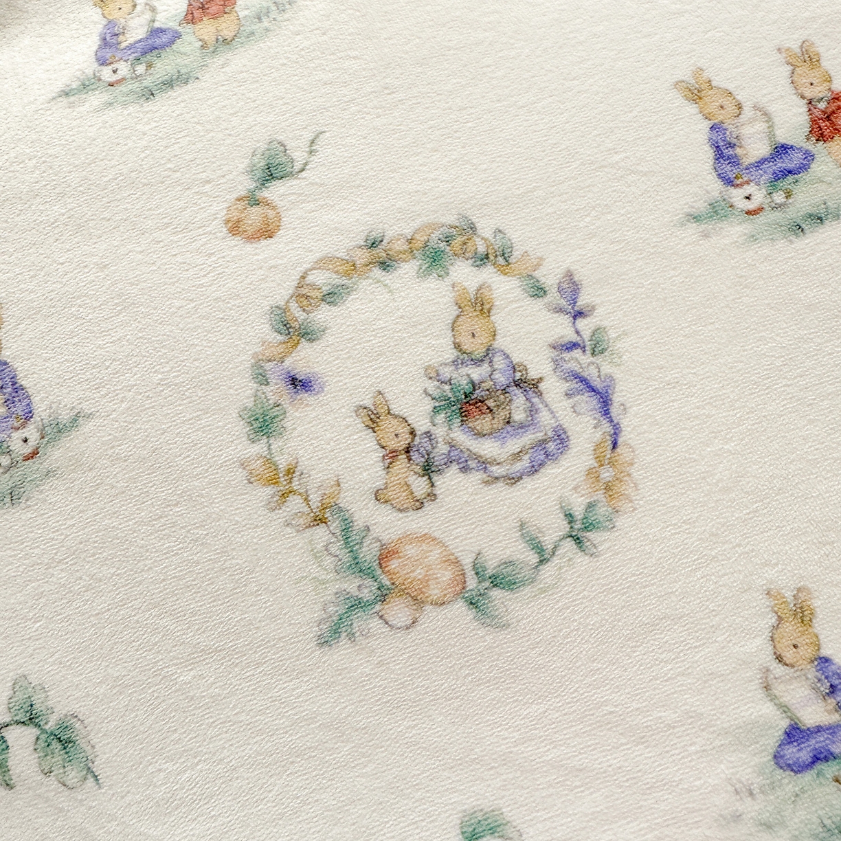 91家纺网 家纺一手货源 找家纺 水木坊 2025新款A加厚牛奶绒印花四件套-含买家秀 小兔幻境