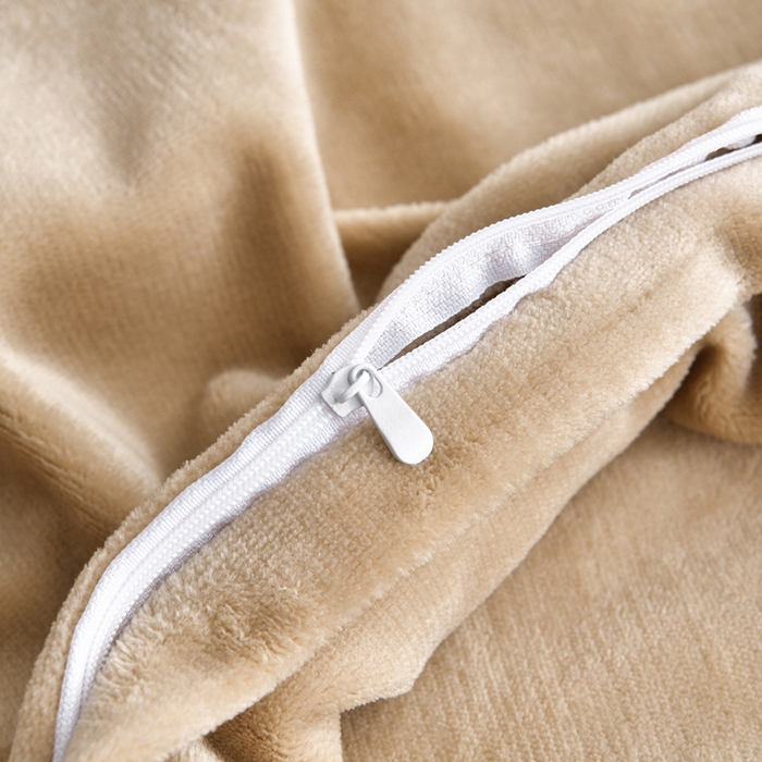 91家纺网 家纺一手货源 找家纺 妮恒美 2025新款直播爆款牛奶绒四件套雕花压线款法莱绒四件套11 梦幻-奶咖