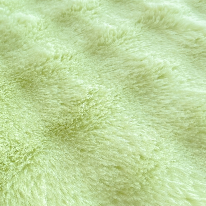 91家纺网 家纺一手货源 找家纺 品乐家纺 2025新款秋冬A类高克重300g泡泡兔绒保暖床单单品床单单件床单 泡泡 淡雅绿