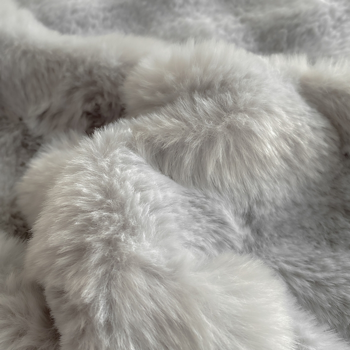 91家纺网 家纺一手货源 找家纺 品乐家纺 2025新款秋冬A类高克重300g泡泡兔绒保暖床单单品床单单件床单 泡泡 星空灰