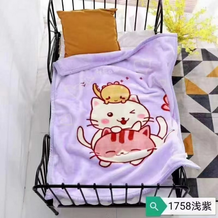 91家纺网 家纺一手货源 找家纺 （总）悦织湾家纺 2025新款A类大版卡通毛毯儿童云毯童毯盖毯毯子绒毯小毯子沙发休闲毯办公室午睡毯