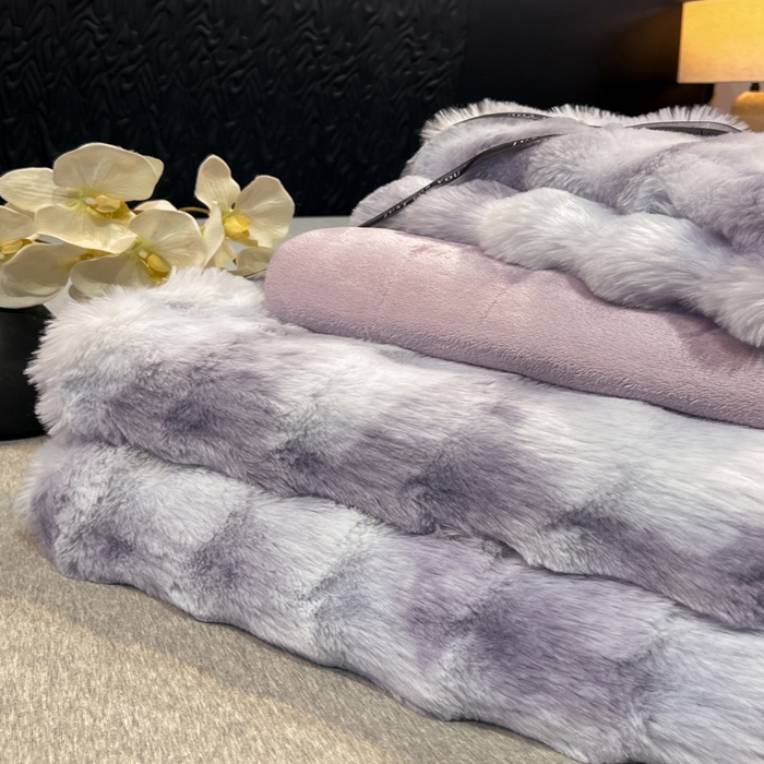 91家纺网 家纺一手货源 找家纺 品乐家纺 2025新款秋冬A类高克重300g泡泡兔绒保暖被套单品被套单件被套 组合图仅供展示不可下单