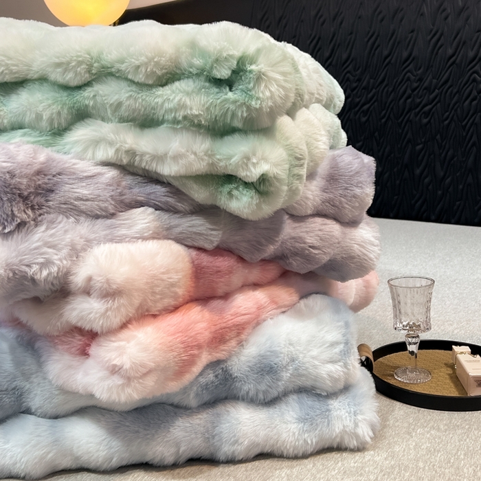 91家纺网 家纺一手货源 找家纺 品乐家纺 2025新款秋冬A类高克重300g泡泡兔绒保暖被套单品被套单件被套 组合图仅供展示不可下单