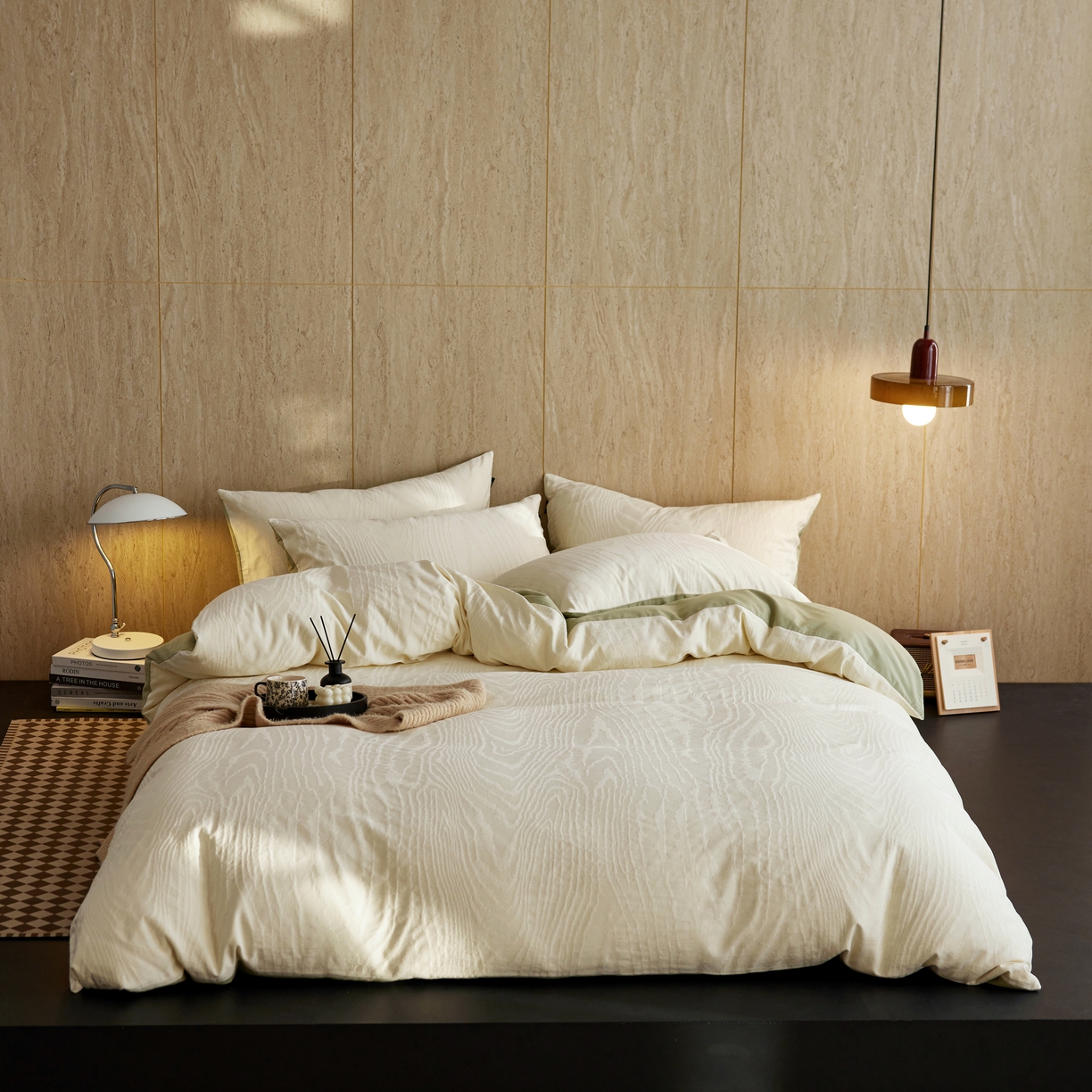 （总）眷恋家纺 2025年全棉染色提花四件套浮光跃川