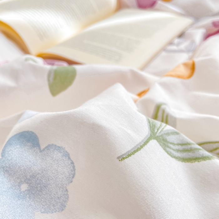 91家纺网 家纺一手货源 找家纺 (总)麋兔 2025新款全棉纯棉ins印花单品被套 被套单件