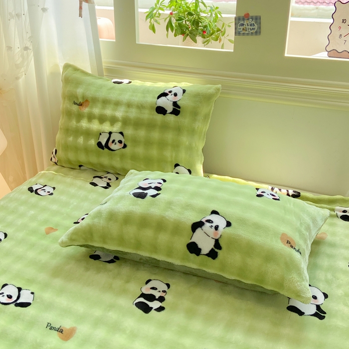 91家纺网 家纺一手货源 找家纺 （总）品乐家纺 2025新款秋冬高克重牛奶绒保暖床单单品床单单件床单