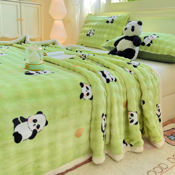 91家纺网 家纺一手货源 找家纺 （总）品乐家纺 2025新款秋冬高克重牛奶绒保暖床单单品床单单件床单