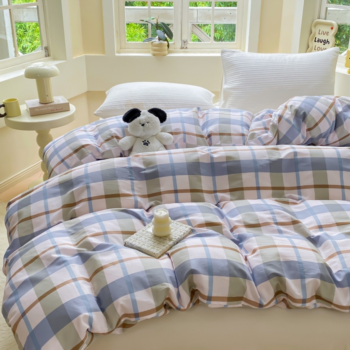 91家纺网 家纺一手货源 找家纺 麋兔 2025新款全棉纯棉ins印花单品被套 被套单件 德洛克