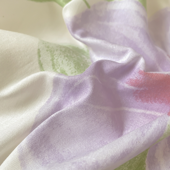 91家纺网 家纺一手货源 找家纺 麋兔 2025新款全棉纯棉ins印花单品被套 被套单件 花语绮梦