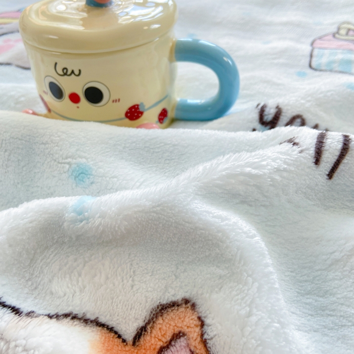 91家纺网 家纺一手货源 找家纺 品乐家纺 2025新款秋冬高克重牛奶绒保暖床单单品床单单件床单 宠物聚会