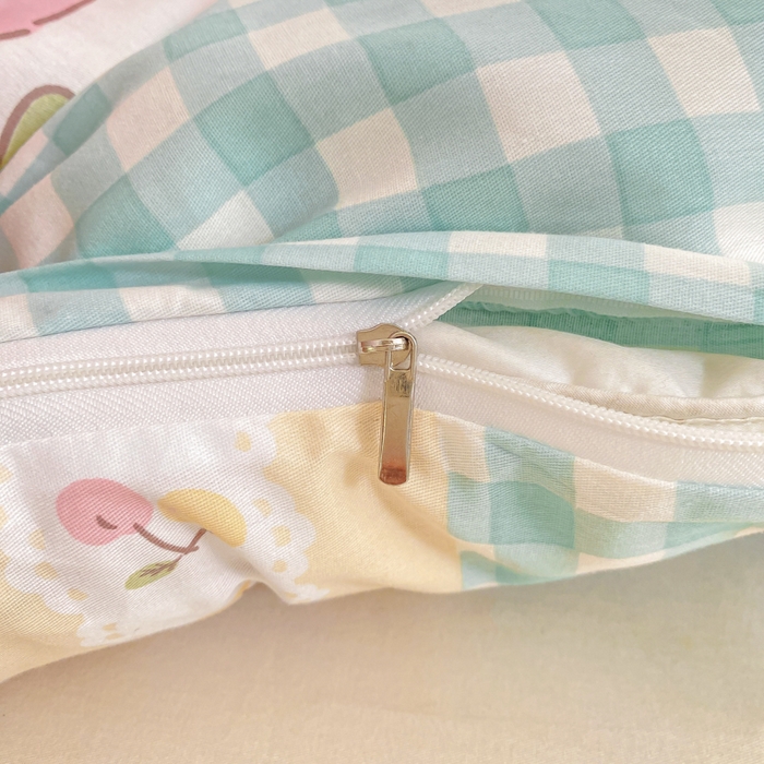 91家纺网 家纺一手货源 找家纺 麋兔 2025新款全棉纯棉ins印花单品被套 被套单件 欢乐园