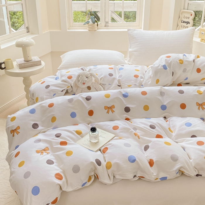 91家纺网 家纺一手货源 找家纺 麋兔 2025新款全棉纯棉ins印花单品被套 被套单件 品味童年