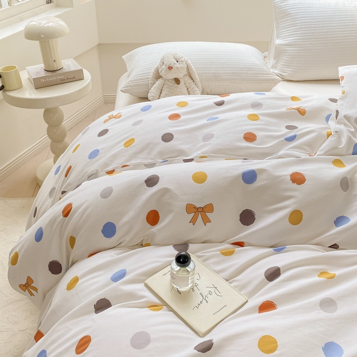 91家纺网 家纺一手货源 找家纺 麋兔 2025新款全棉纯棉ins印花单品被套 被套单件 品味童年