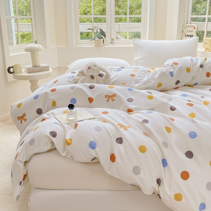 91家纺网 家纺一手货源 找家纺 麋兔 2025新款全棉纯棉ins印花单品被套 被套单件 品味童年