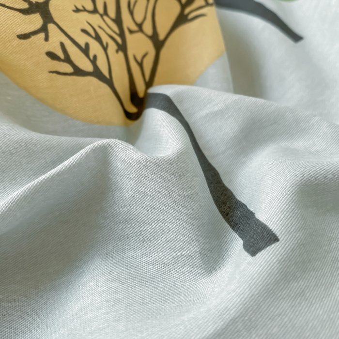 91家纺网 家纺一手货源 找家纺 麋兔 2025新款全棉纯棉ins印花单品被套 被套单件 秋末