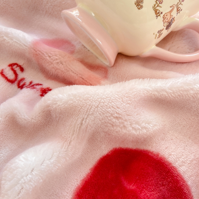 91家纺网 家纺一手货源 找家纺 品乐家纺 2025新款秋冬高克重牛奶绒保暖床单单品床单单件床单 甜心粉