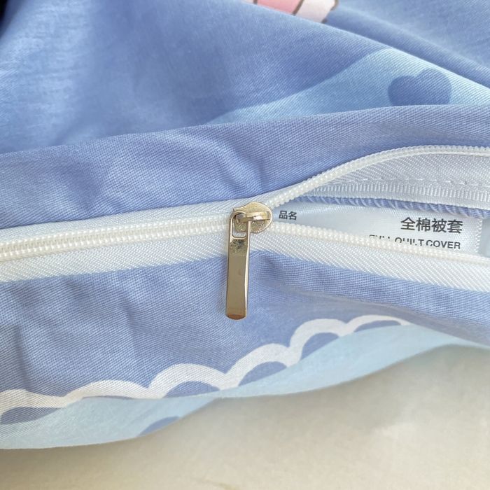 91家纺网 家纺一手货源 找家纺 麋兔 2025新款全棉纯棉ins印花单品被套 被套单件 熊仔少年