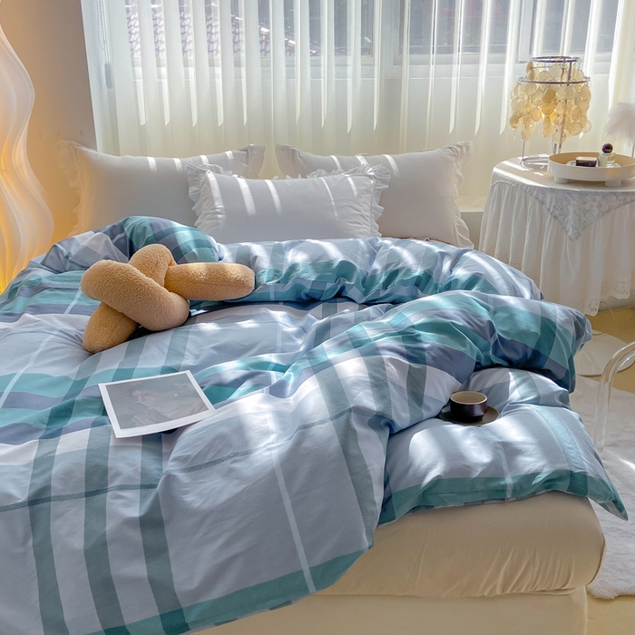 91家纺网 家纺一手货源 找家纺 麋兔 2025新款全棉纯棉ins印花单品被套 被套单件 里斯本