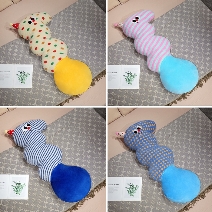 91家纺网 家纺一手货源 找家纺 （总）仟亿莱 2025新款多巴胺羊羔绒大眼云朵长条抱枕