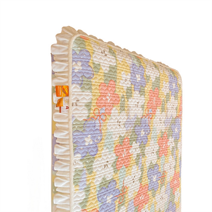 91家纺网 家纺一手货源 找家纺 雯豆家纺 2025新款牛奶绒花边床笠单床笠单品床笠单件床笠 牛奶绒花边床笠-春日妮彩