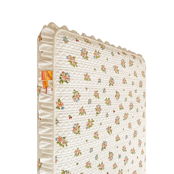 91家纺网 家纺一手货源 找家纺 雯豆家纺 2025新款牛奶绒花边床笠单床笠单品床笠单件床笠 牛奶绒花边床笠-花影