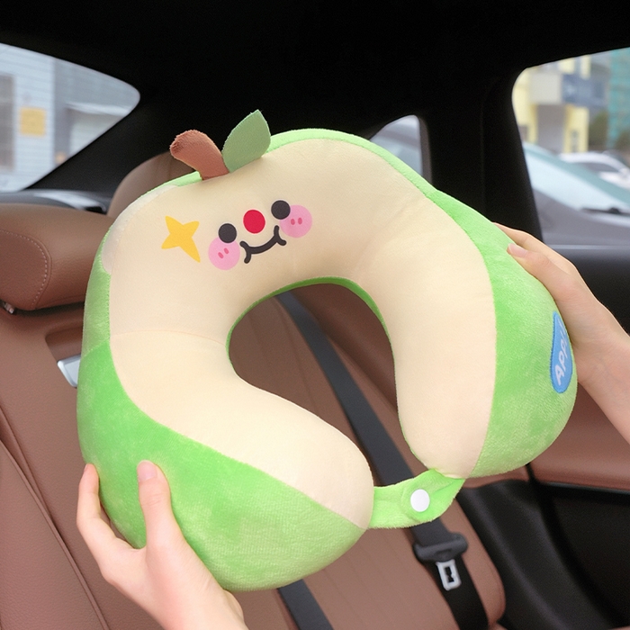 91家纺网 家纺一手货源 找家纺 仟亿莱 2025新款苹果驼峰U型枕 组合图仅供展示不可下单 30X30cm