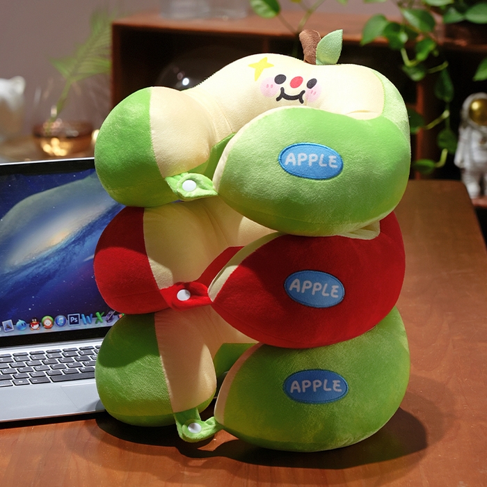 91家纺网 家纺一手货源 找家纺 仟亿莱 2025新款苹果驼峰U型枕 组合图仅供展示不可下单 30X30cm