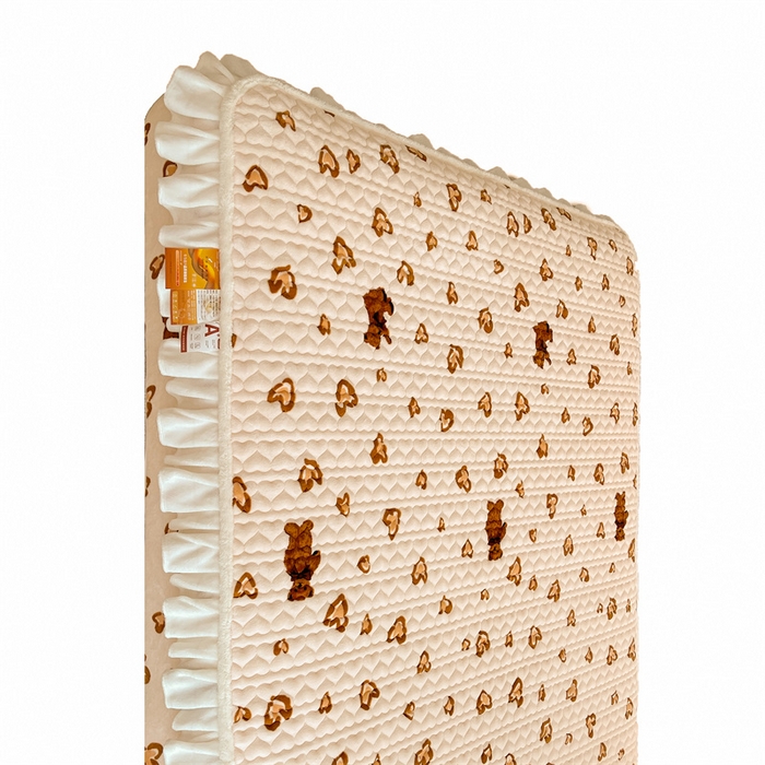 91家纺网 家纺一手货源 找家纺 雯豆家纺 2025新款牛奶绒花边床笠单床笠单品床笠单件床笠 牛奶绒花边床笠-亲子熊