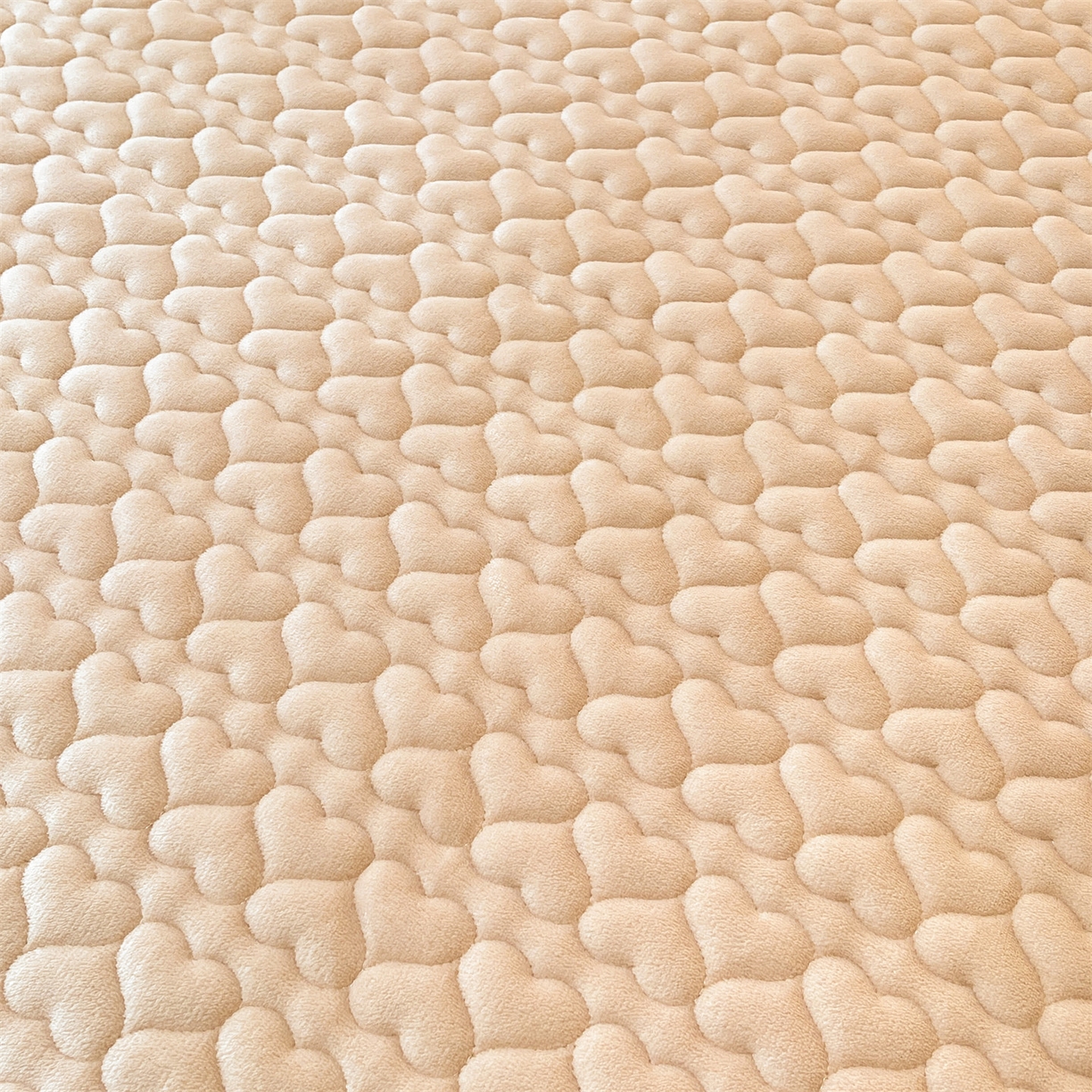 91家纺网 家纺一手货源 找家纺 雯豆家纺 2025新款牛奶绒花边床笠单床笠单品床笠单件床笠 牛奶绒花边床笠-山茶杏