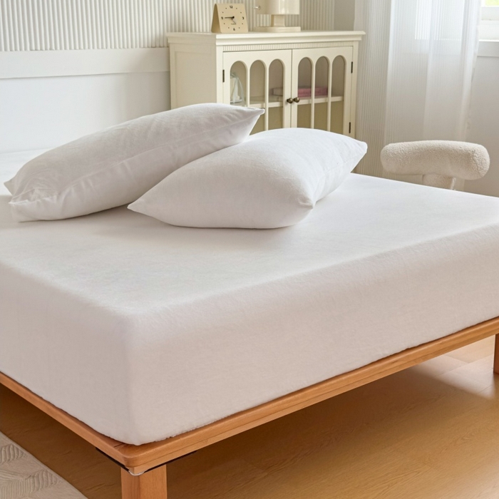 91家纺网 家纺一手货源 找家纺 （总）2025款仿真丝色丁床笠+床单+枕套套装四件套床上用品跨境外贸纯色水洗真丝爆款 可定制