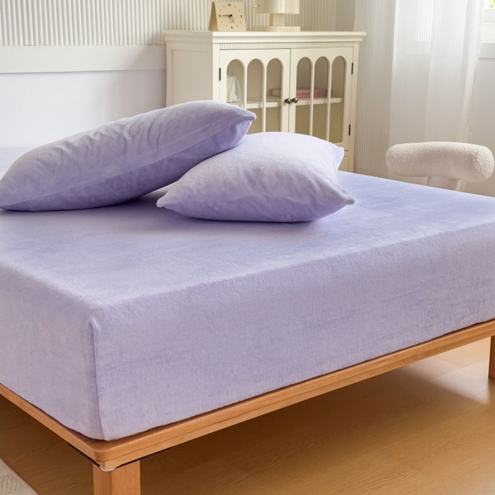 91家纺网 家纺一手货源 找家纺 （总）璐维斯 2025新款秋冬保暖牛奶绒床笠床垫套保护套跨境外贸电商全尺寸现货