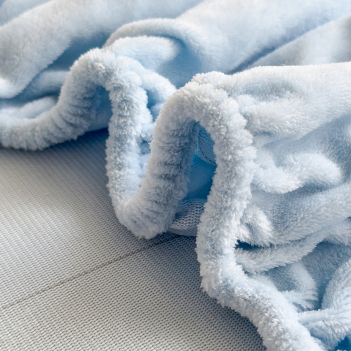 91家纺网 家纺一手货源 找家纺 璐维斯 2025新款秋冬保暖牛奶绒床笠床垫套保护套跨境外贸电商全尺寸现货 浅蓝