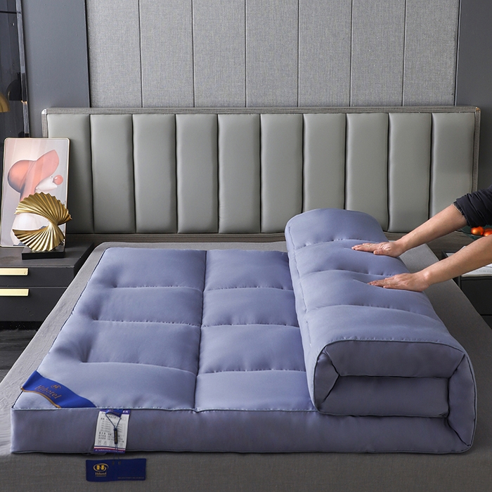 爱顿家纺 2025新款五星酒店床垫 蓝色