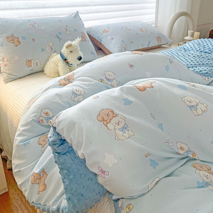 91家纺网 家纺一手货源 找家纺 （总）丫丫家纺 2025新款云感木棉皱皱纱被子豆豆绒大豆被冬被被芯春秋豆豆被