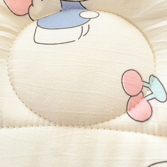 91家纺网 家纺一手货源 找家纺 丫丫家纺 2025新款云感木棉皱皱纱被子豆豆绒大豆被冬被被芯春秋豆豆被 凯蒂恰恰米