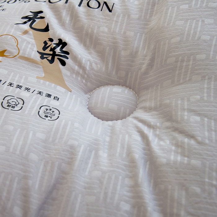 91家纺网 家纺一手货源 找家纺 （总）爱顿家纺 2025新款全棉面料缎条无染大豆被子被芯冬被