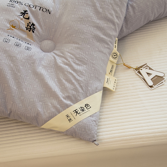 91家纺网 家纺一手货源 找家纺 （总）爱顿家纺 2025新款全棉面料缎条无染大豆被子被芯冬被