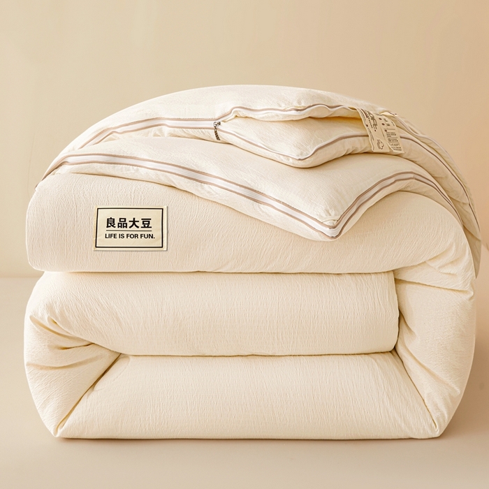 91家纺网 家纺一手货源 找家纺 （总）鸣创 2025新款木棉良品大豆被子母被冬被被子被芯