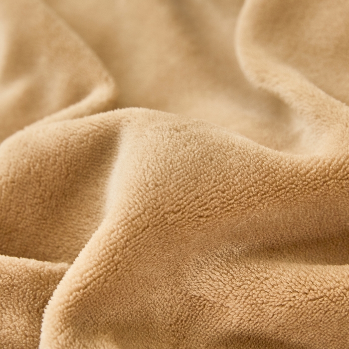 91家纺网 家纺一手货源 找家纺 雅蔓依家纺 2025新款绣花双面加厚牛奶绒冬被被子被芯 咖色