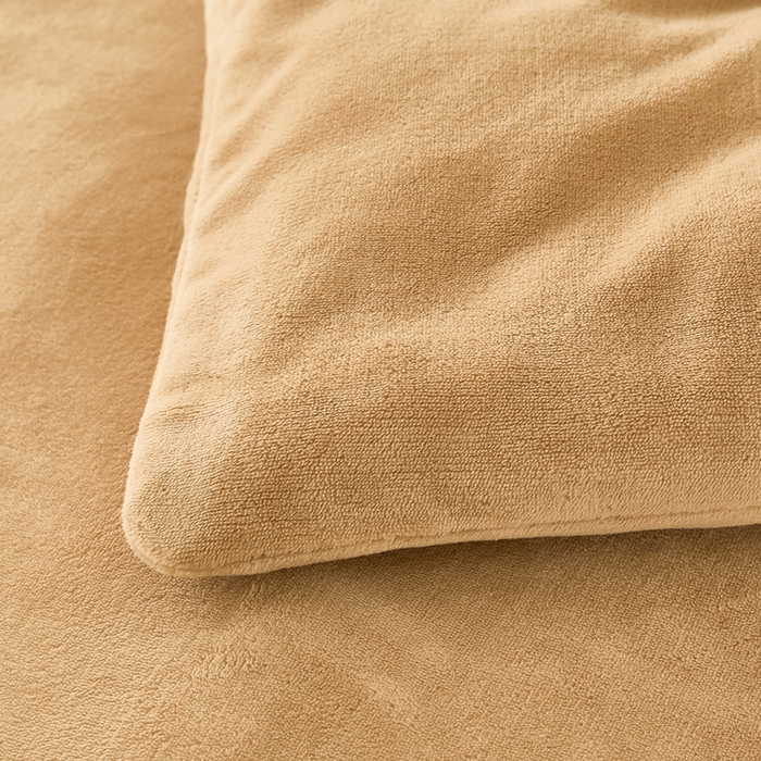 91家纺网 家纺一手货源 找家纺 雅蔓依家纺 2025新款绣花双面加厚牛奶绒冬被被子被芯 咖色