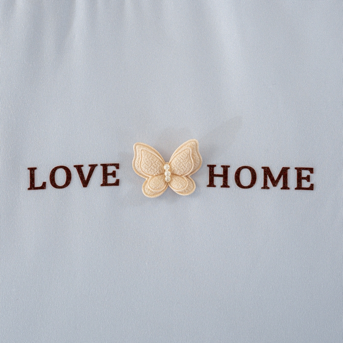 91家纺网 家纺一手货源 找家纺 欧雅搁家纺 2025新款针织棉豆豆被冬被子被芯-蝶舞 深睡蓝