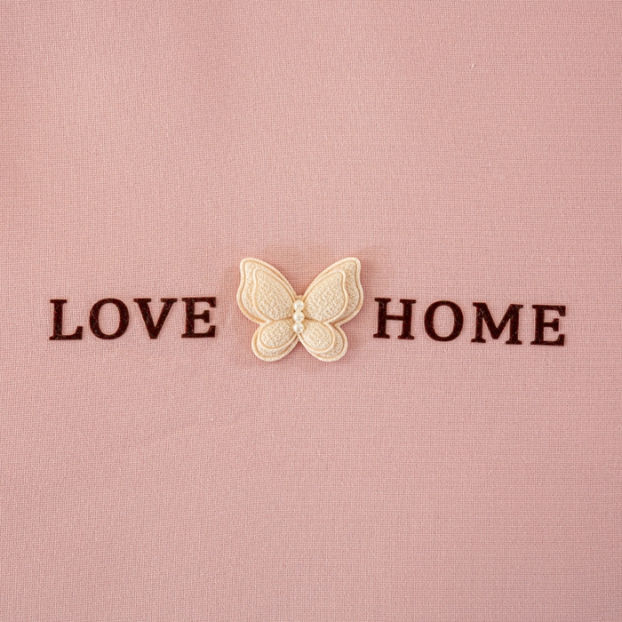 91家纺网 家纺一手货源 找家纺 欧雅搁家纺 2025新款针织棉豆豆被冬被子被芯-蝶舞 樱花粉