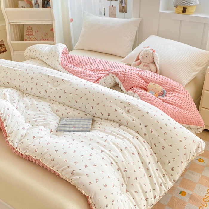 91家纺网 家纺一手货源 找家纺 （总）欧雅搁家纺 2025新款云柔棉豆豆被冬被被子被芯