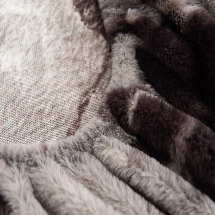 91家纺网 家纺一手货源 找家纺 九花鹿 2025新款A类加厚兔毛绒单床笠床褥子床护垫 春日序曲