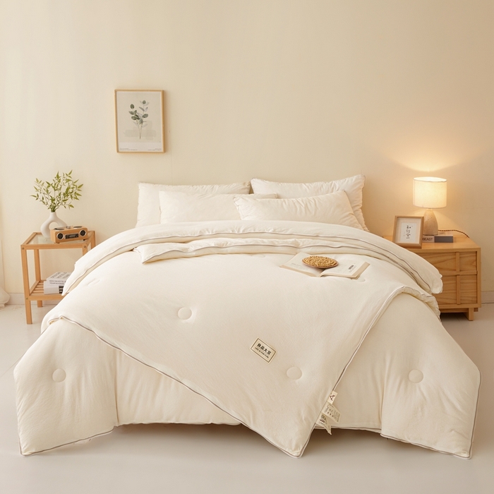 91家纺网 家纺一手货源 找家纺 （总）鸣创 2025新款木棉良品大豆被子母被冬被被子被芯