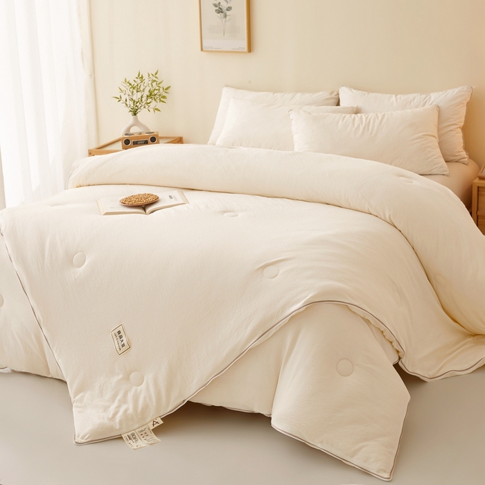 91家纺网 家纺一手货源 找家纺 （总）鸣创 2025新款木棉良品大豆被子母被冬被被子被芯