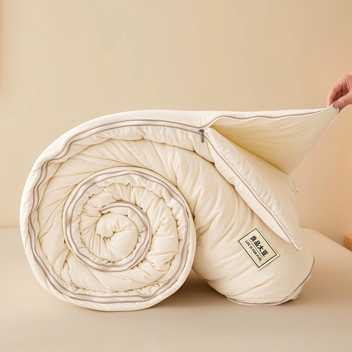 91家纺网 家纺一手货源 找家纺 （总）鸣创 2025新款木棉良品大豆被子母被冬被被子被芯